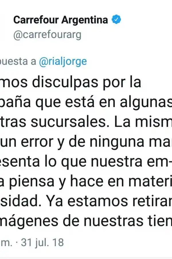 Una cadena de supermercados hizo una campaña con publicidad sexista y tuvo que pedir perdón