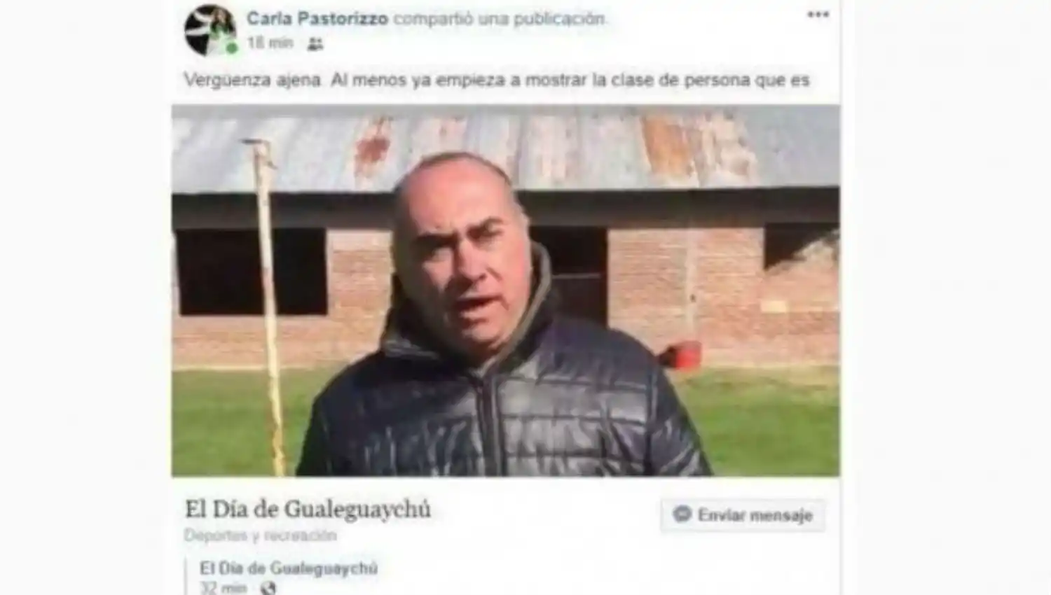 La hermana de Fernando Pastorizzo dijo que su padre es una basura