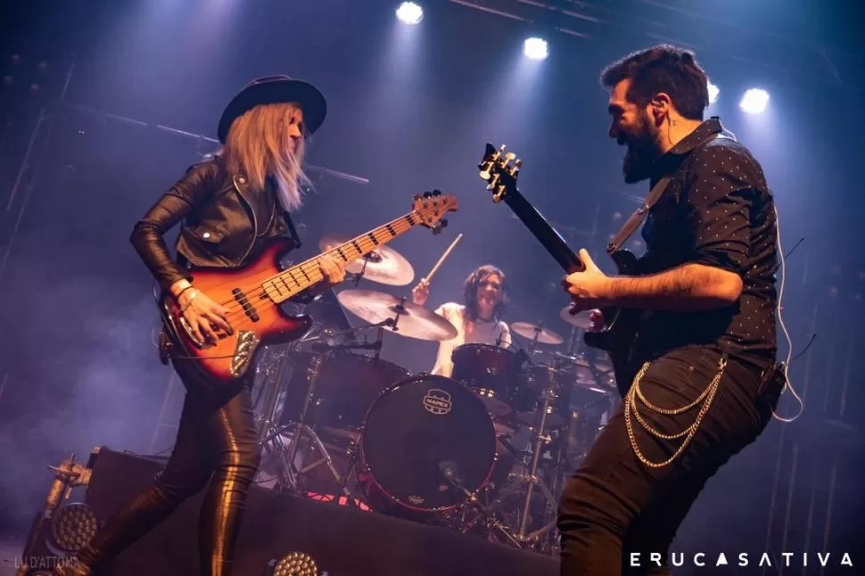 POWER TRÍO. Bertoldi, Martín y Pedernera se convirtieron en referentes del rock nacional. FOTO LU DÁTTOMA