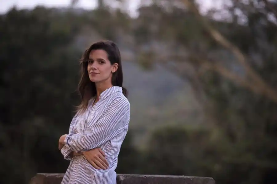 VIOLETA URTIZBEREA. La protagonista de “El diablo blanco”- LA GACETA / FOTO DE DIEGO ARÁOZ.-