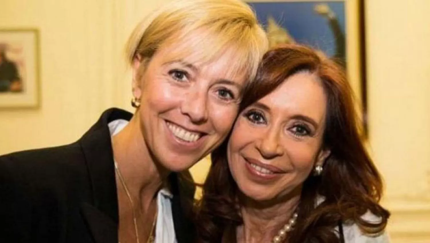 Silvina García Larraburu y Cristina Kirchner