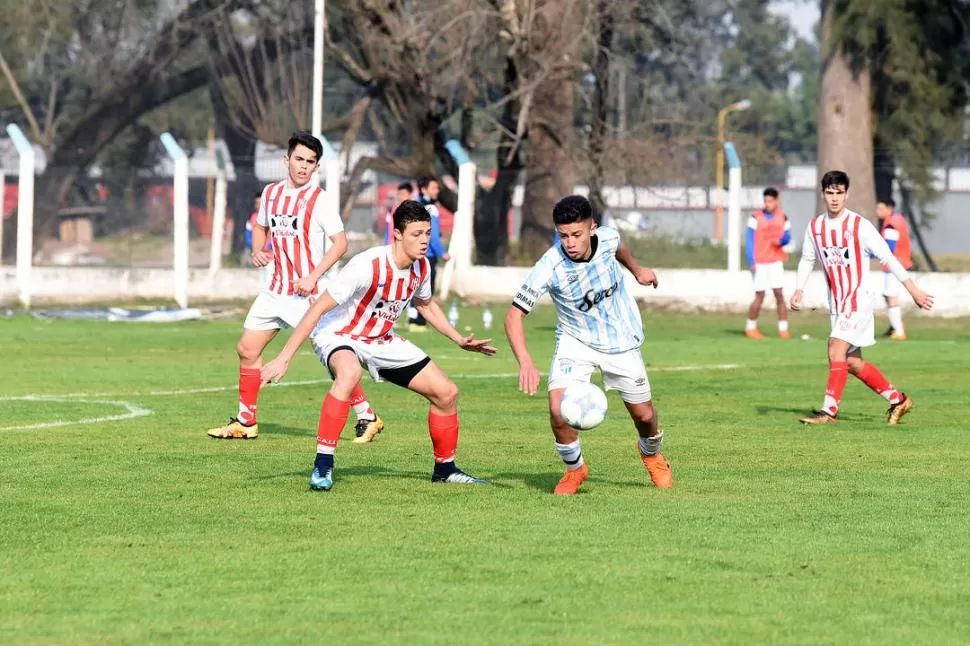 EMPATE. La Séptima igualó 2-2 contra Unión, con goles de Ávila y Serrano. la gaceta / foto de Analía Jaramillo