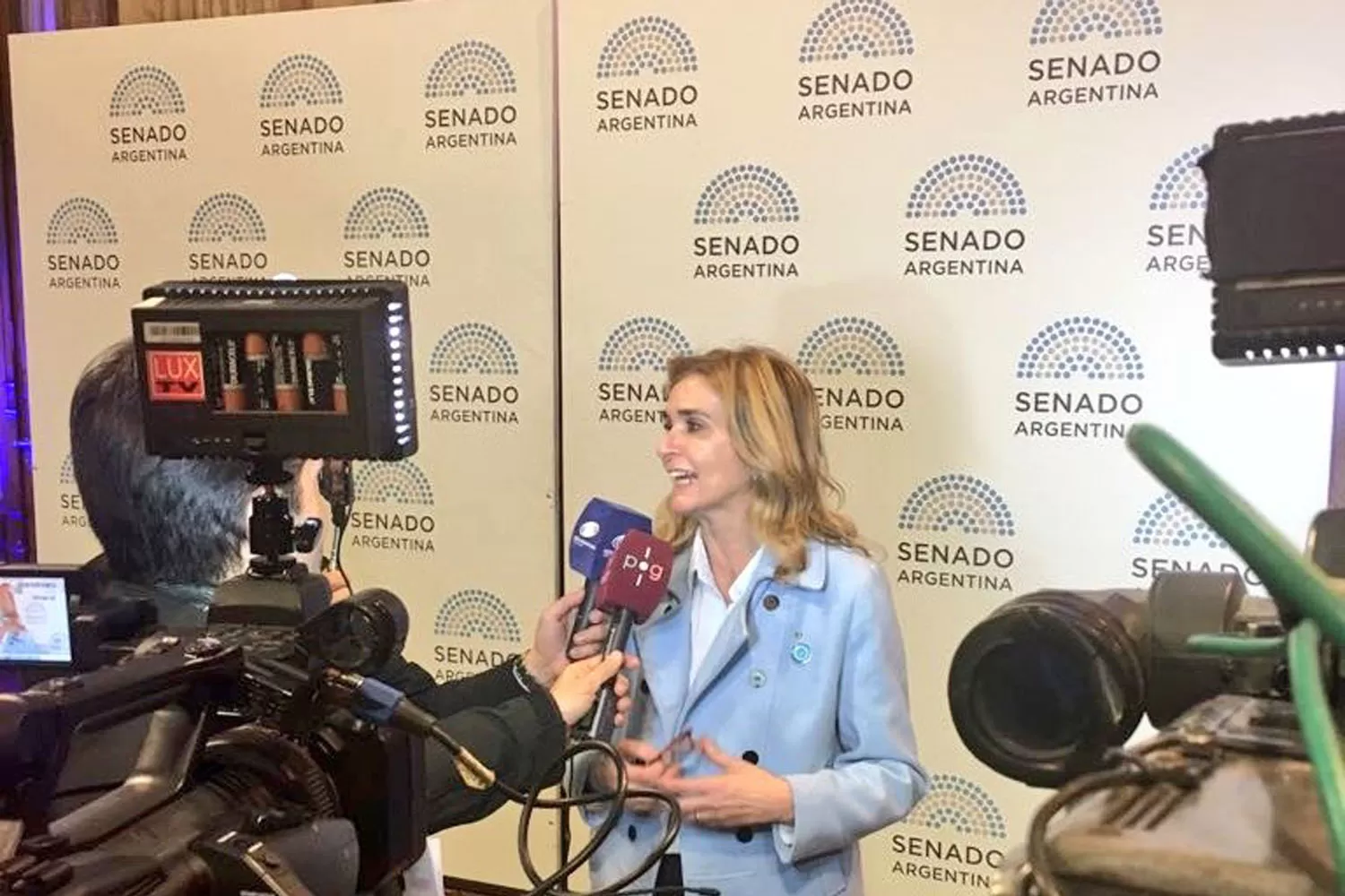 EN CONTRA. La senadora Silvia Elías de Pérez será la encargada de cerrar el debate