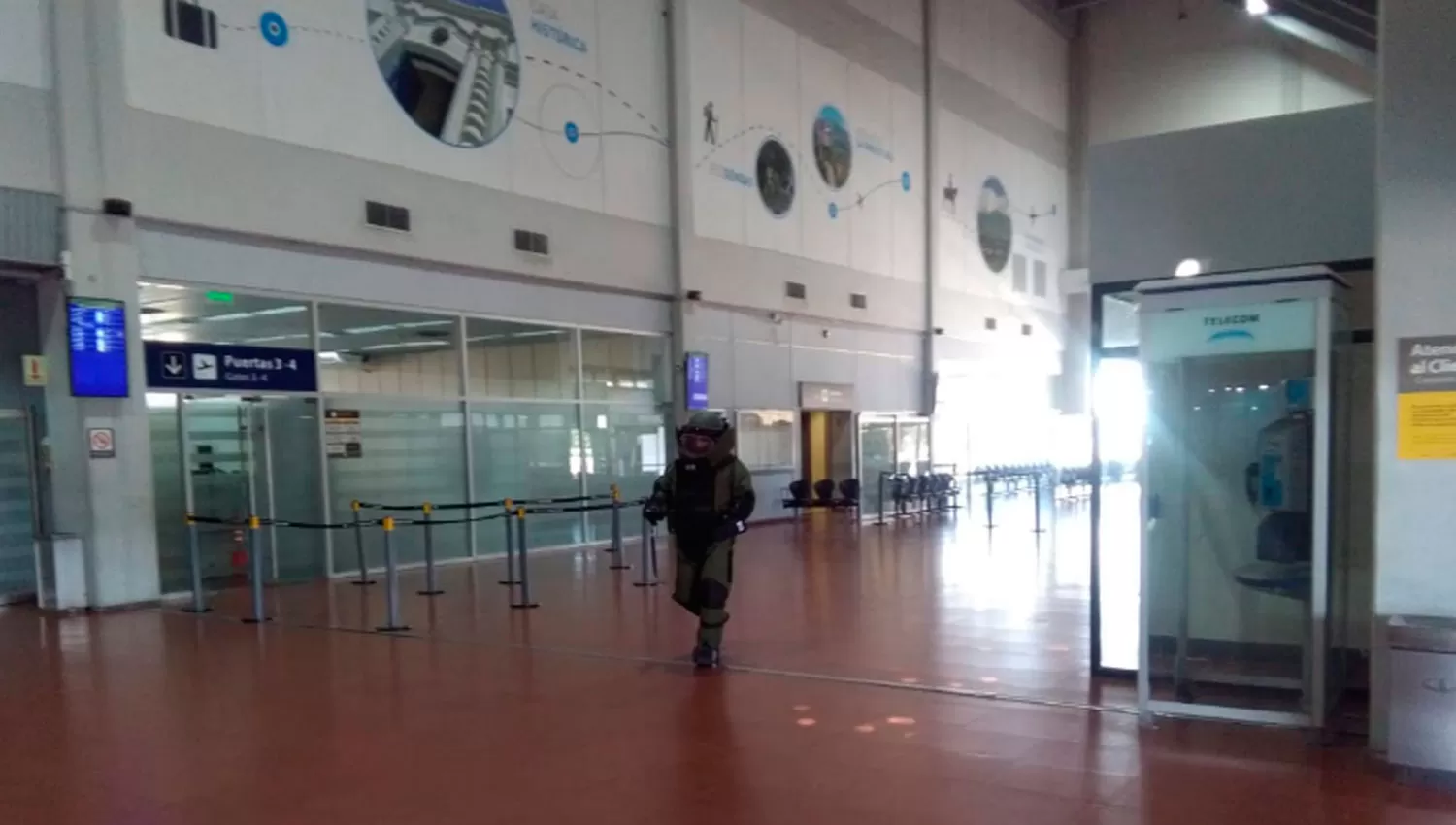 Por la presencia de un bolso sospechoso, evacuaron el aeropuerto Benjamín Matienzo