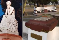 Arnedo dijo que le resulta sospechoso cómo se llevaron la escultura