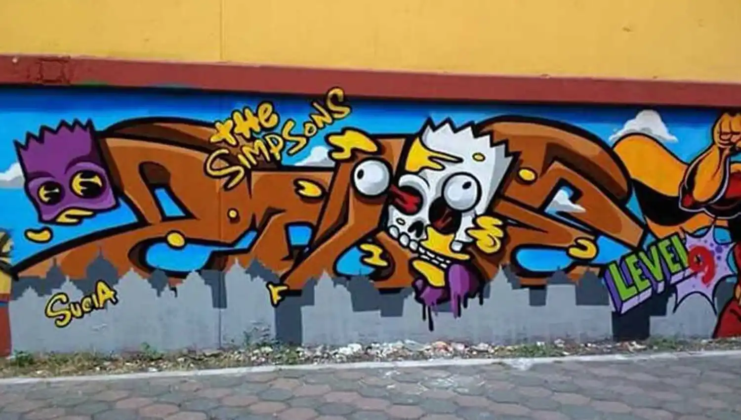 SPRAYFIELD. Son más de 20 las pinturas del barrio.