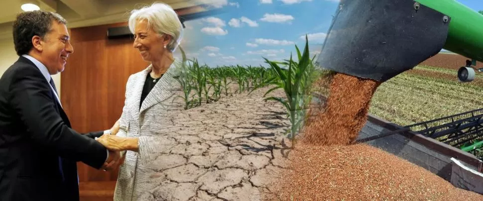 CAMBIO DE PARANORAMA. Cuando el ministro Nicolás Dujovne y la titular del FMI, Christine Lagarde firmaron el acuerdo, las proyecciones eran más optimistas que las actuales. 