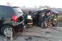 Visibilidad cero: el humo de la quema de cañaverales ocasionó un triple accidente en la ruta 38