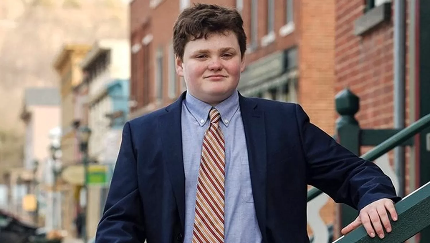 ETHAN SONNEBORN. Tiene 14 años y quiere ser gobernador de Vermont.