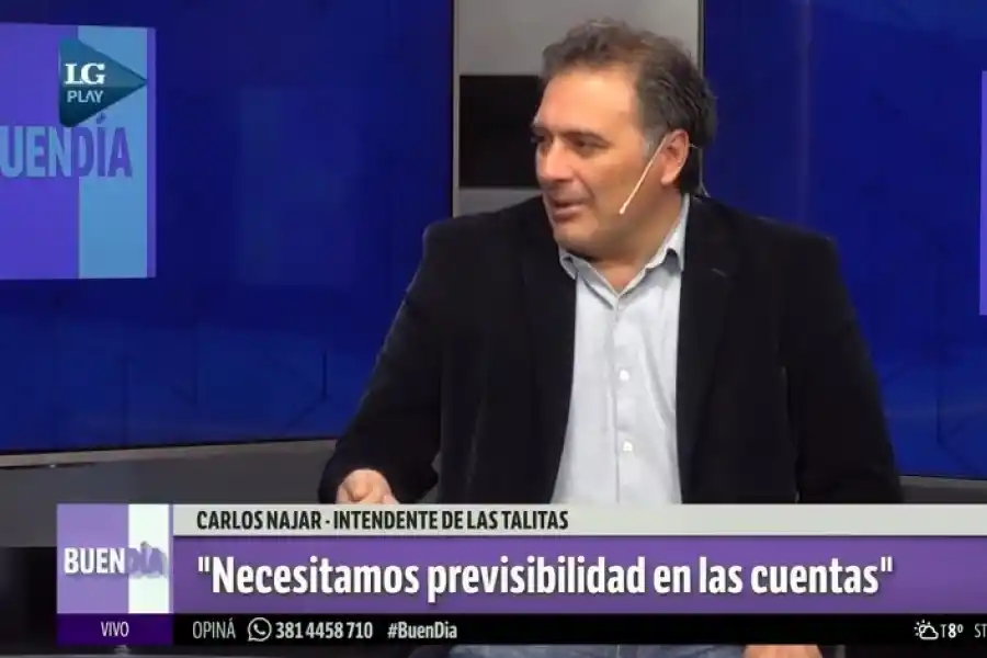 DECLARACIONES. Carlos Najar en el piso de LG PLAY.