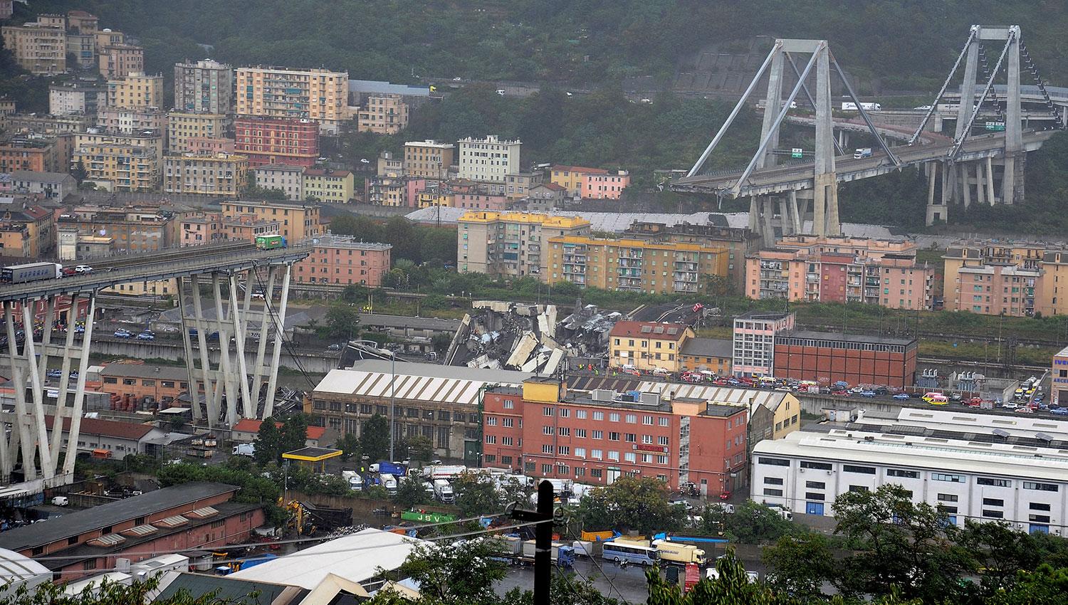 Una tucumana contó que estuvo a minutos de pasar por el puente que se derrumbó en Génova