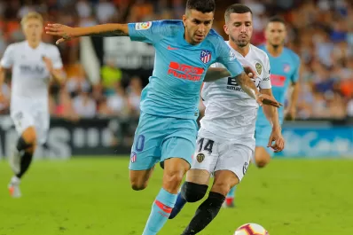 Ángel Correa anotó en el empate de Atlético de Madrid con Valencia