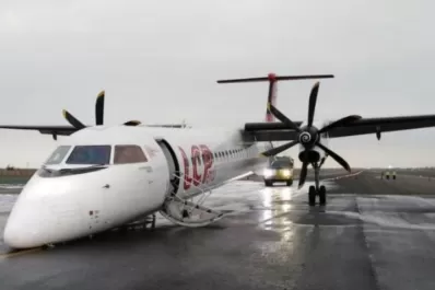 Video: un avión tuvo que hacer un descenso de emergencia en Lima