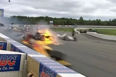 Video: el tremendo palo que se pegó Robert Wickens en la IndyCar