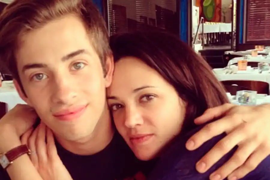 JIMMY Y ASIA. El actor y la directora, años atrás.