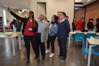 Prado recordó a San Martín con alumnos