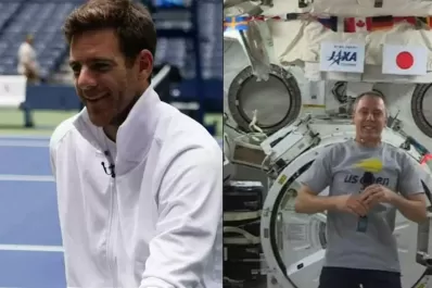 Del Potro charló con un astronauta que jugará un partido de tenis en el espacio