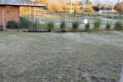 Fotos: distintos sectores de Tucumán amanecieron con el suelo escarchado