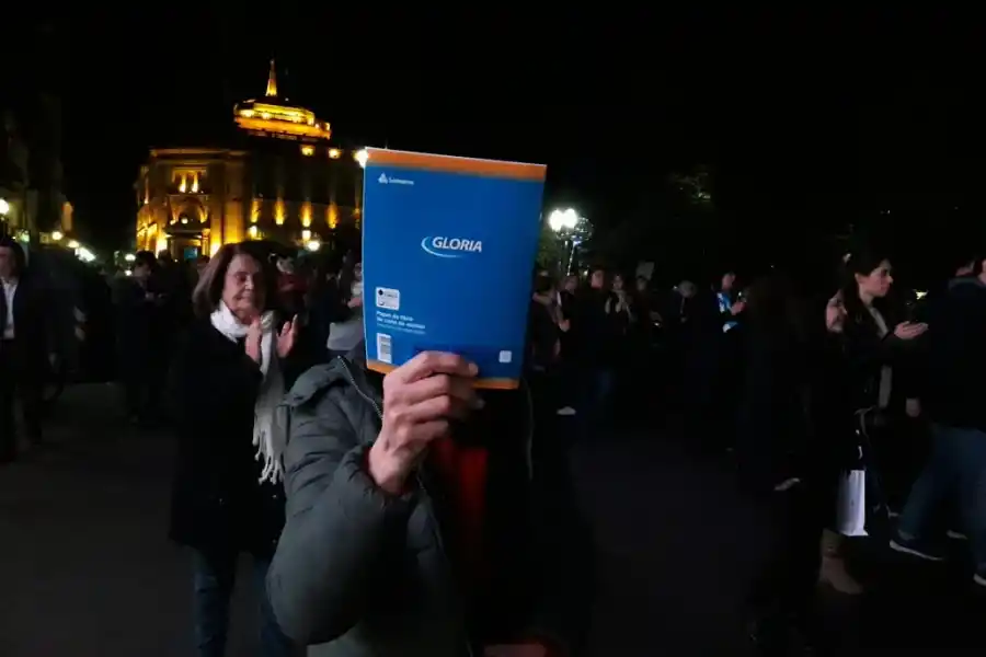 Cerca de mil personas pidieron el desafuero de Cristina Kirchner en la plaza Independencia