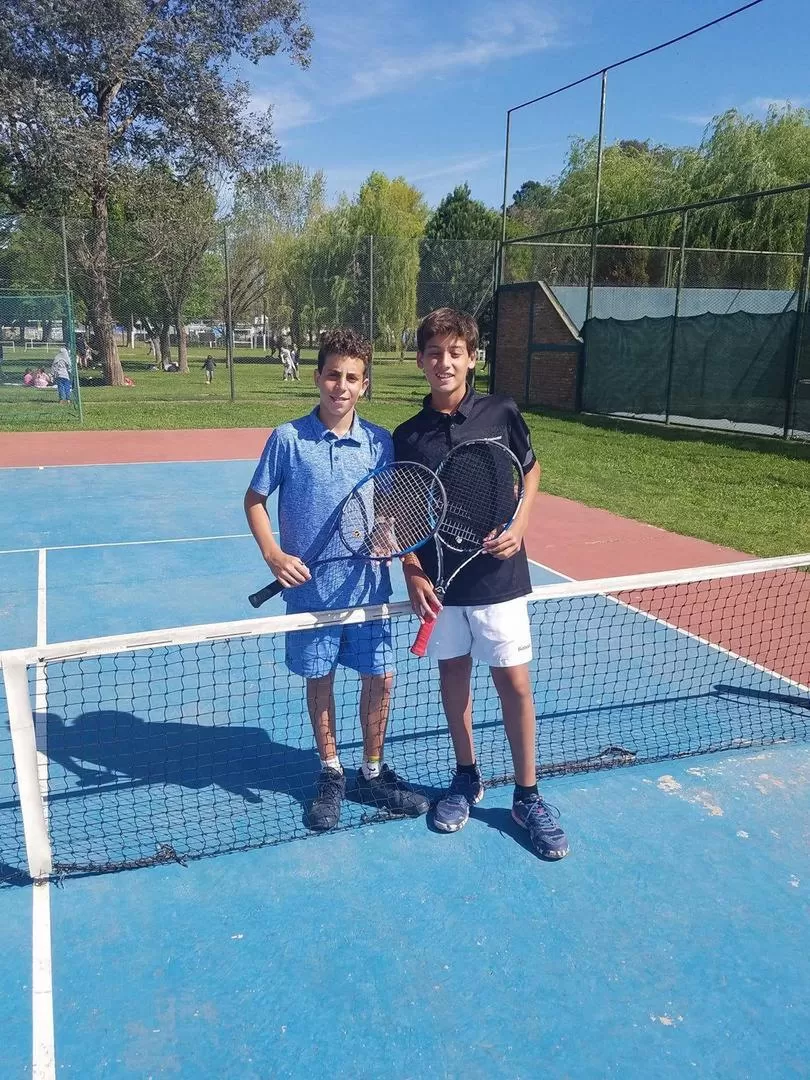 JÓVENES. Gonzalo y Máximo Zeitune competirán en el torneo. 