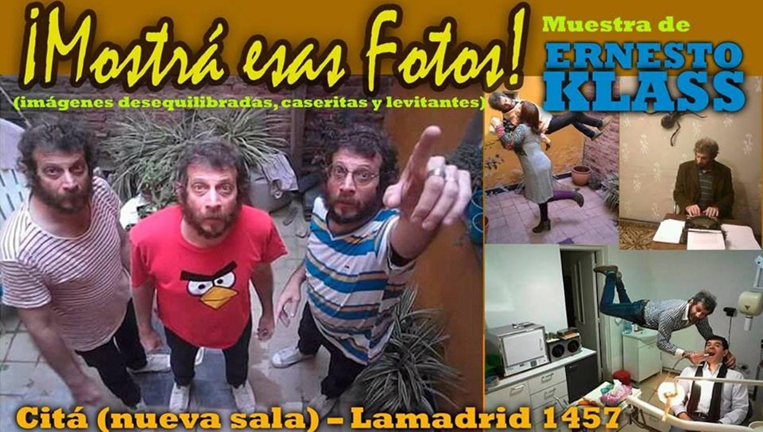 Ernesto Klass expondrá sus fotos desequilibradas, caseritas y levitantes