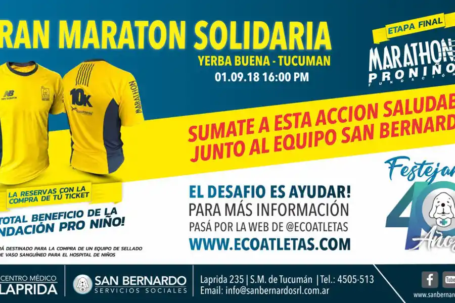 San Bernardo Servicios Sociales cumple 40 años y lo festeja junto a la Comunidad 