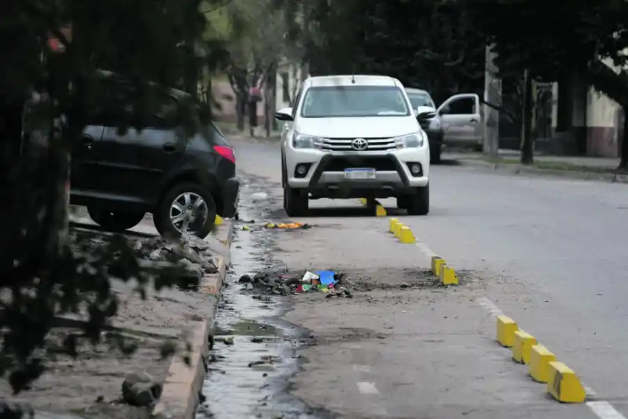 NO SE ENTIENDE. Más de un automovilista elige para estacionar justo el sitio por donde deben andar las bicicletas. la gaceta / fotos de diego aráoz