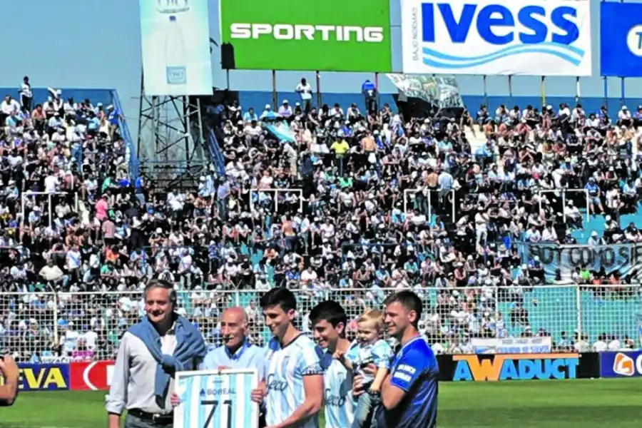 EN 2017. Jorrat fue homenajeado por sus 71 años como socio. 