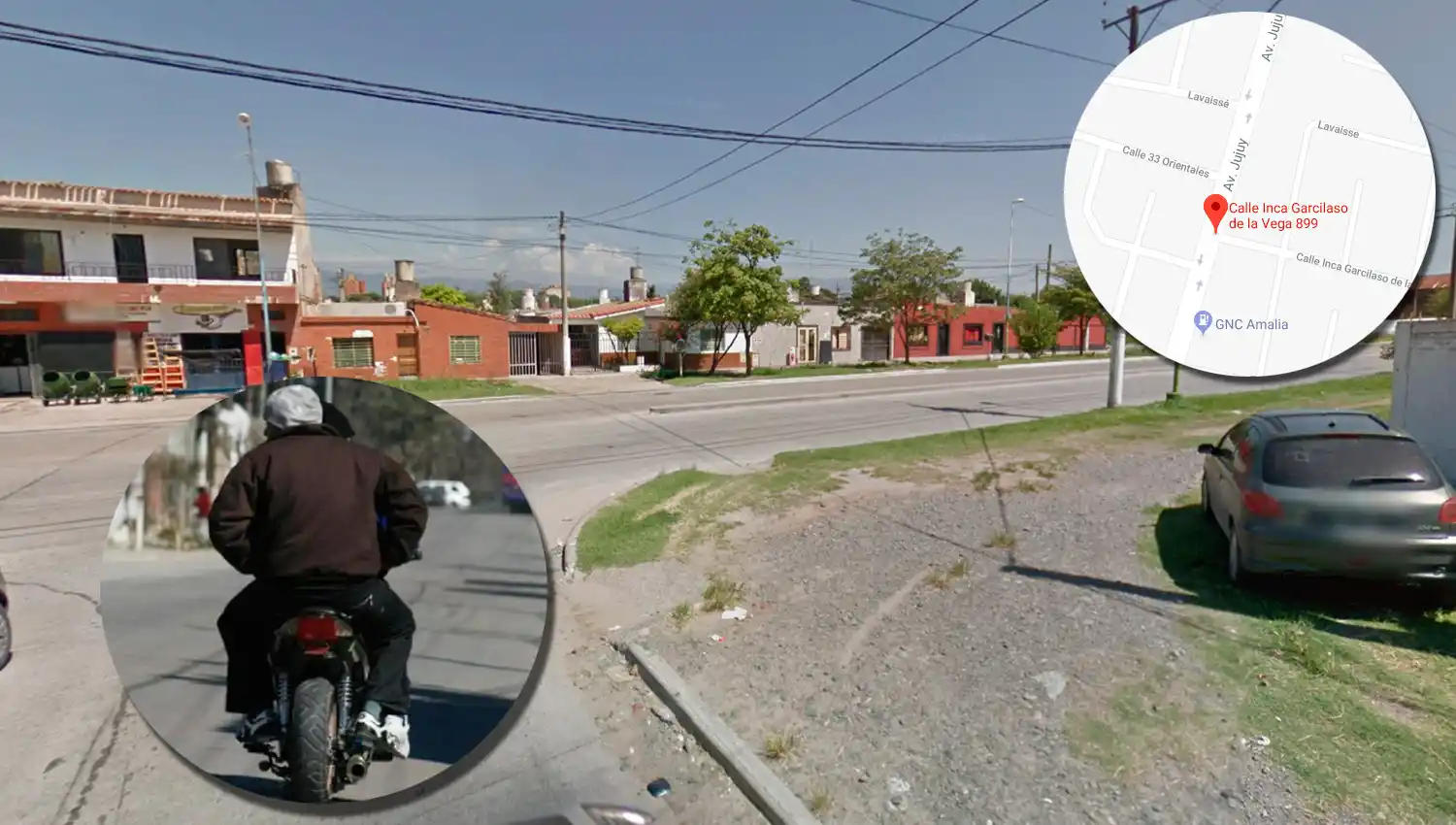 Robaron y mientras escapaban en moto habrían sido atropellados por un justiciero 