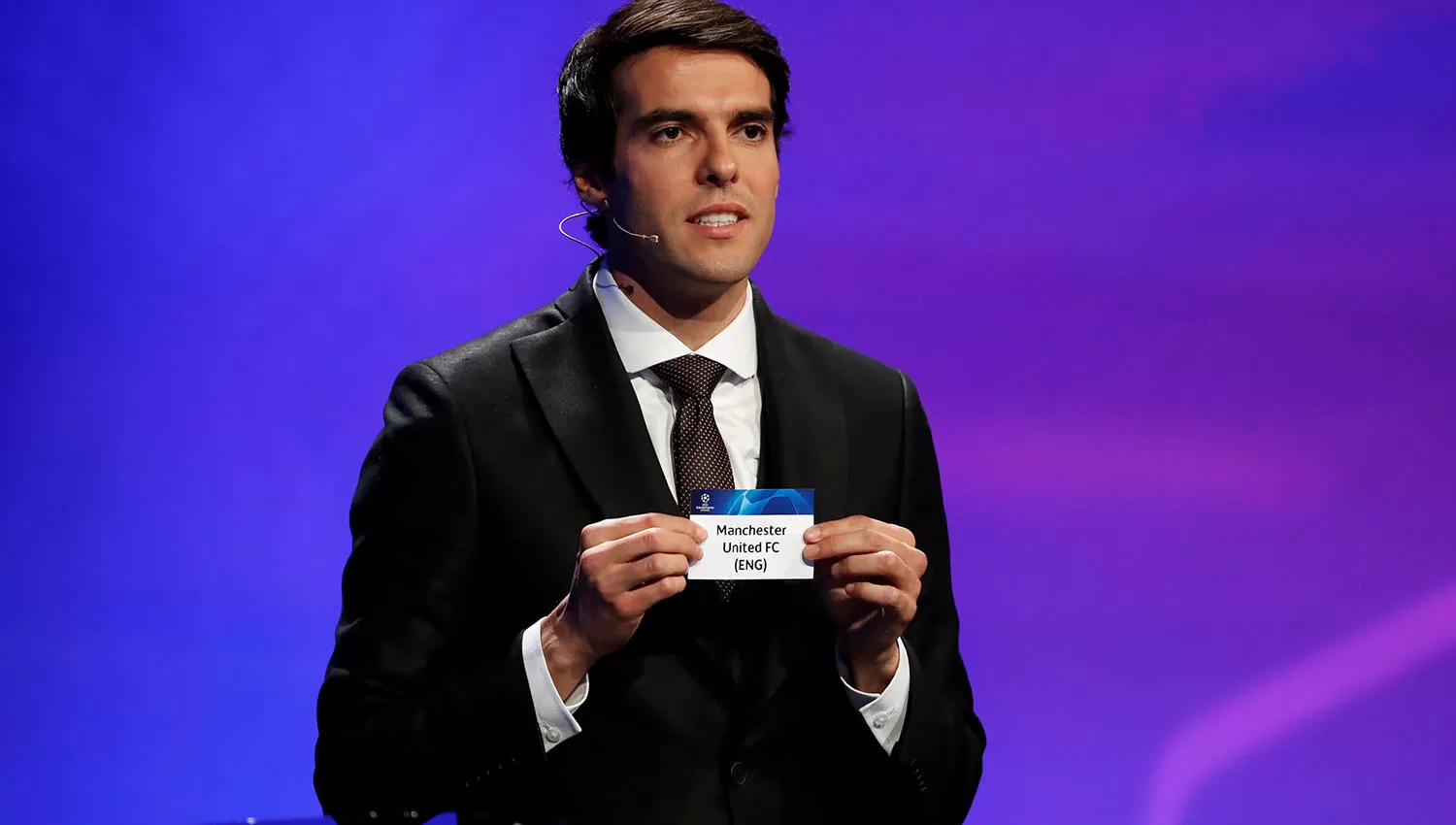 Kaká participó del sorteo de la Champions. (REUTERS)