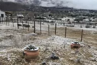 ¡Llegó el frío! Con temperaturas bajo cero y nieve, amaneció Tafí del Valle