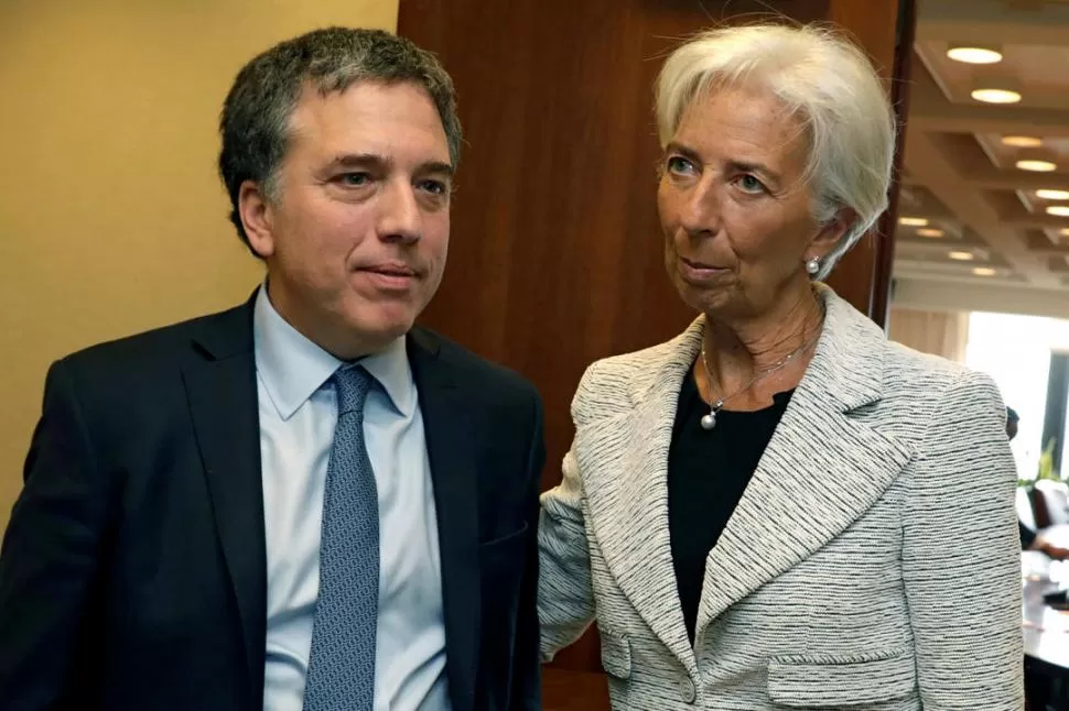CON EL FMI. El encuentro de Dujovne con Christine Lagarde será clave. 
