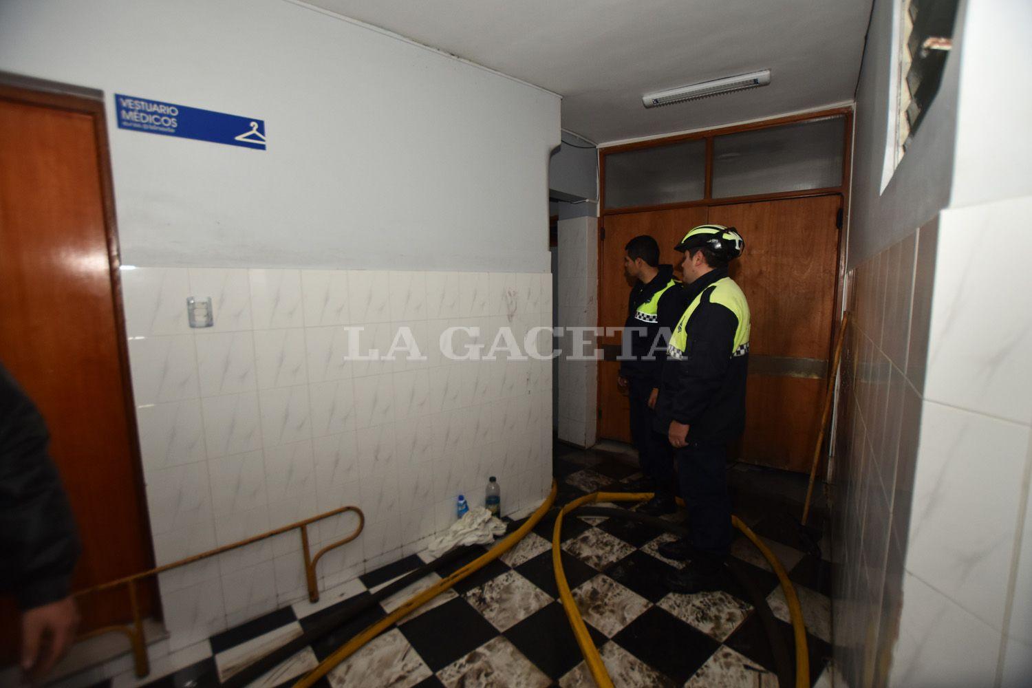 Concepción: se prendió fuego un sector del sanatorio Mayo