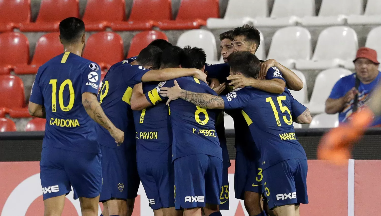 EN RECUPERACIÓN. Boca goleó en Paraguay por la Libertadores y esta noche intentará volver al triunfo en la Superliga.