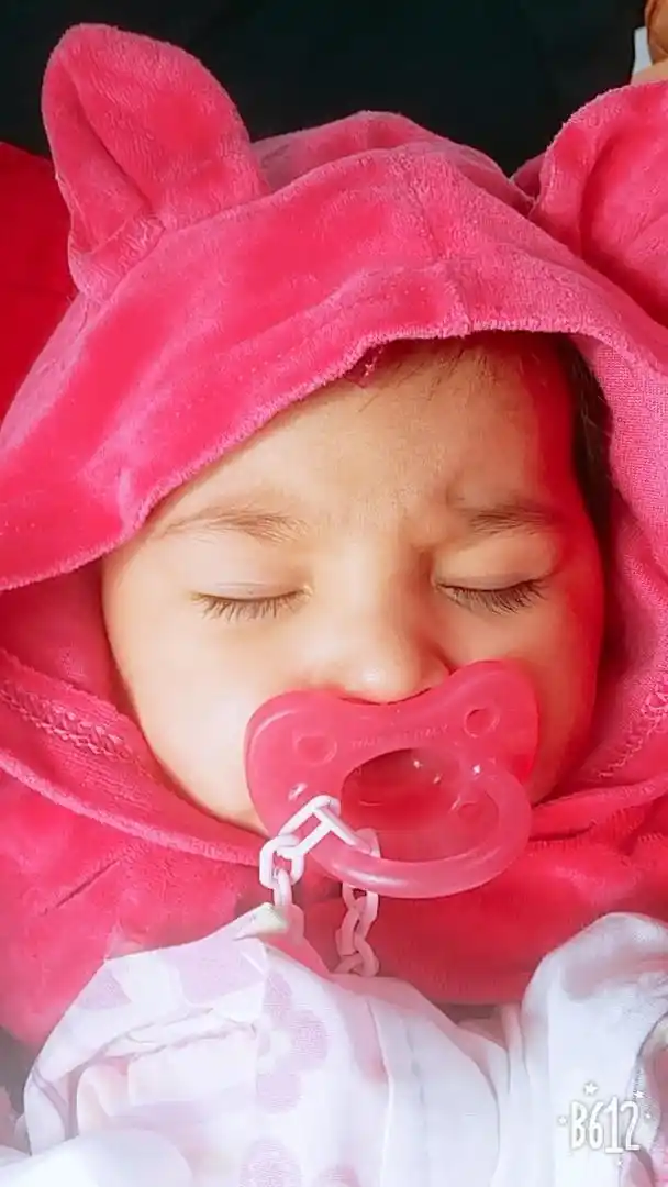 ROZAGANTE. Ámbar el viernes, en una foto que compartió su mamá. 