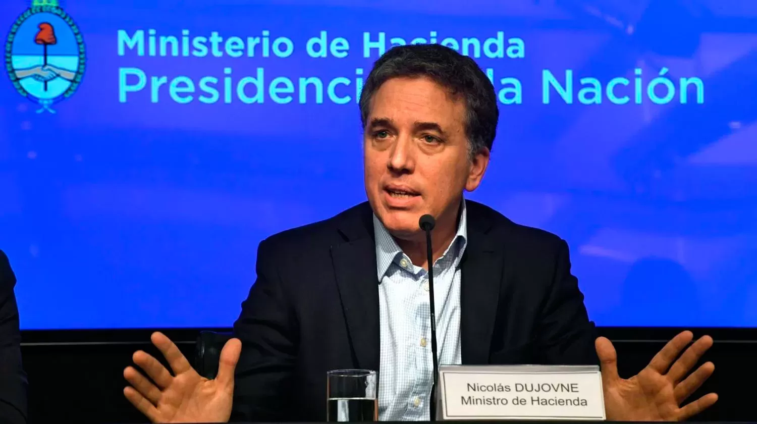 NICOLÁS DUJOVNE. El ministro de Hacienda habló sobre la situación económica argentina.