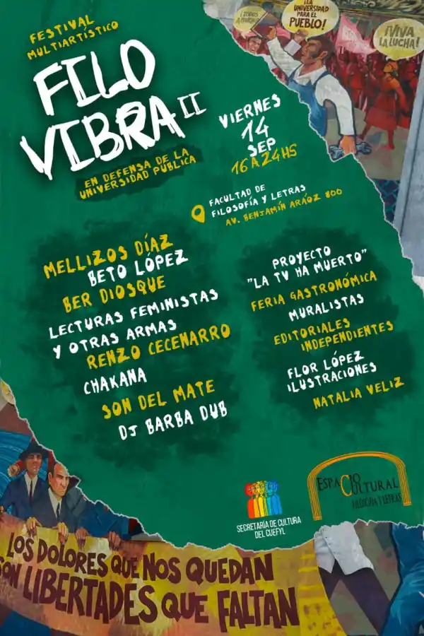 Organizan un festival multiartístico en defensa de la educación pública