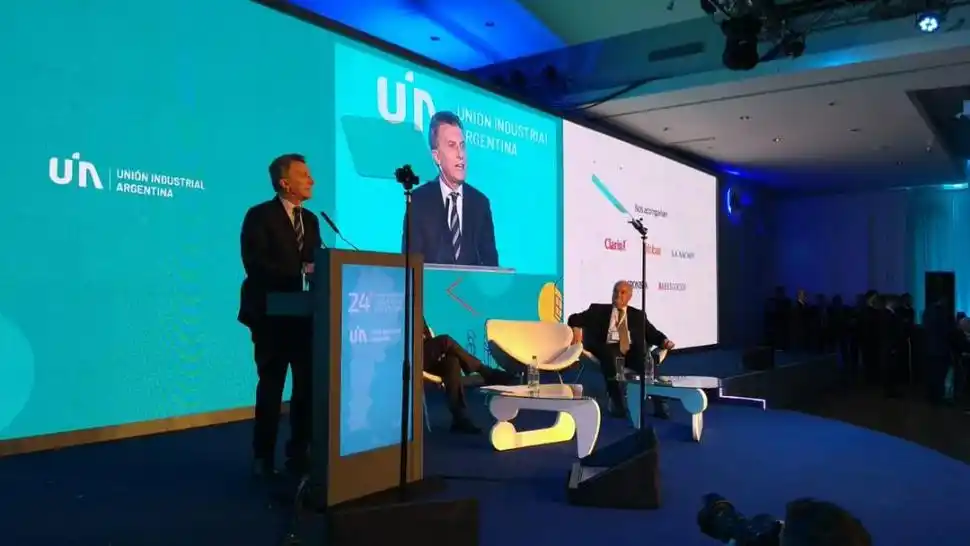 EN PARQUE NORTE. Macri pidió a industriales poner el hombro por el país. prensa uia