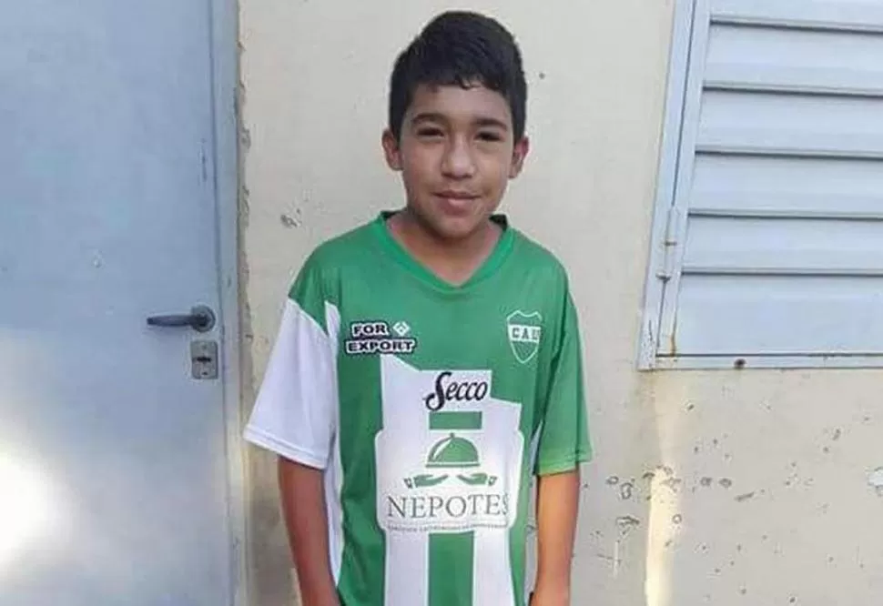 LA VÍCTIMA. Facundo Ferreira tenía 12 años cuando murió por un disparo en la nuca.