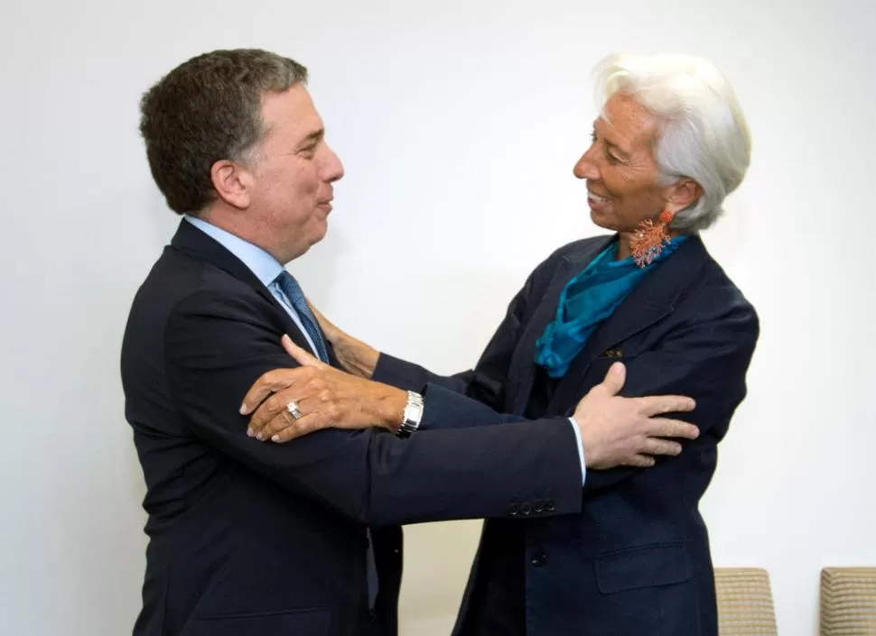 EN WASHINGTON. Lagarde destacó los avances en las conversaciones que mantuvo con el ministro Dujovne. reuters 