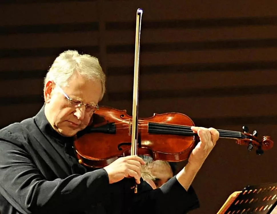 MINTZ, EL SOLISTA. “Es una de las grandes figuras en la historia moderna del violín”, según Alejandro Jassán. LA GACETA / FOTO DE HÉCTOR PERALTA.