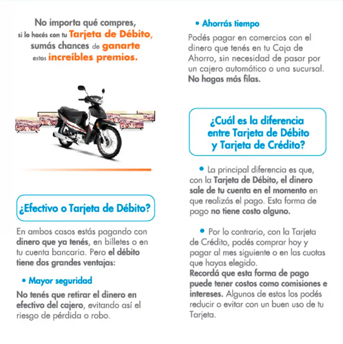 En Banco Tucumán Grupo Macro, tu tarjeta de débito vale más que el efectivo