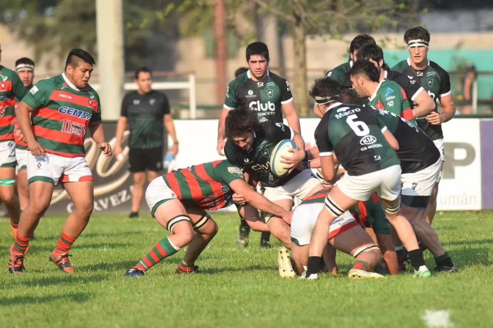 INTENSO. Tucumán Rugby y Huirapuca jugaron un partido de alto ritmo. la gaceta / foto de Osvaldo Ripoll