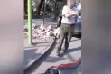 El hombre que arrojó basura en la plaza Alberdi dio su versión de lo ocurrido