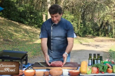 Hoy, en Cocinando con Maxi: brochette de picana con verduras