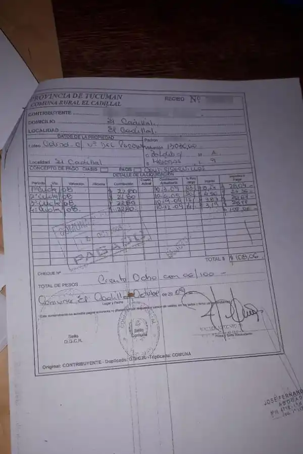 PRUEBAS. Los denunciados presentaron documentos y facturas de la comuna.