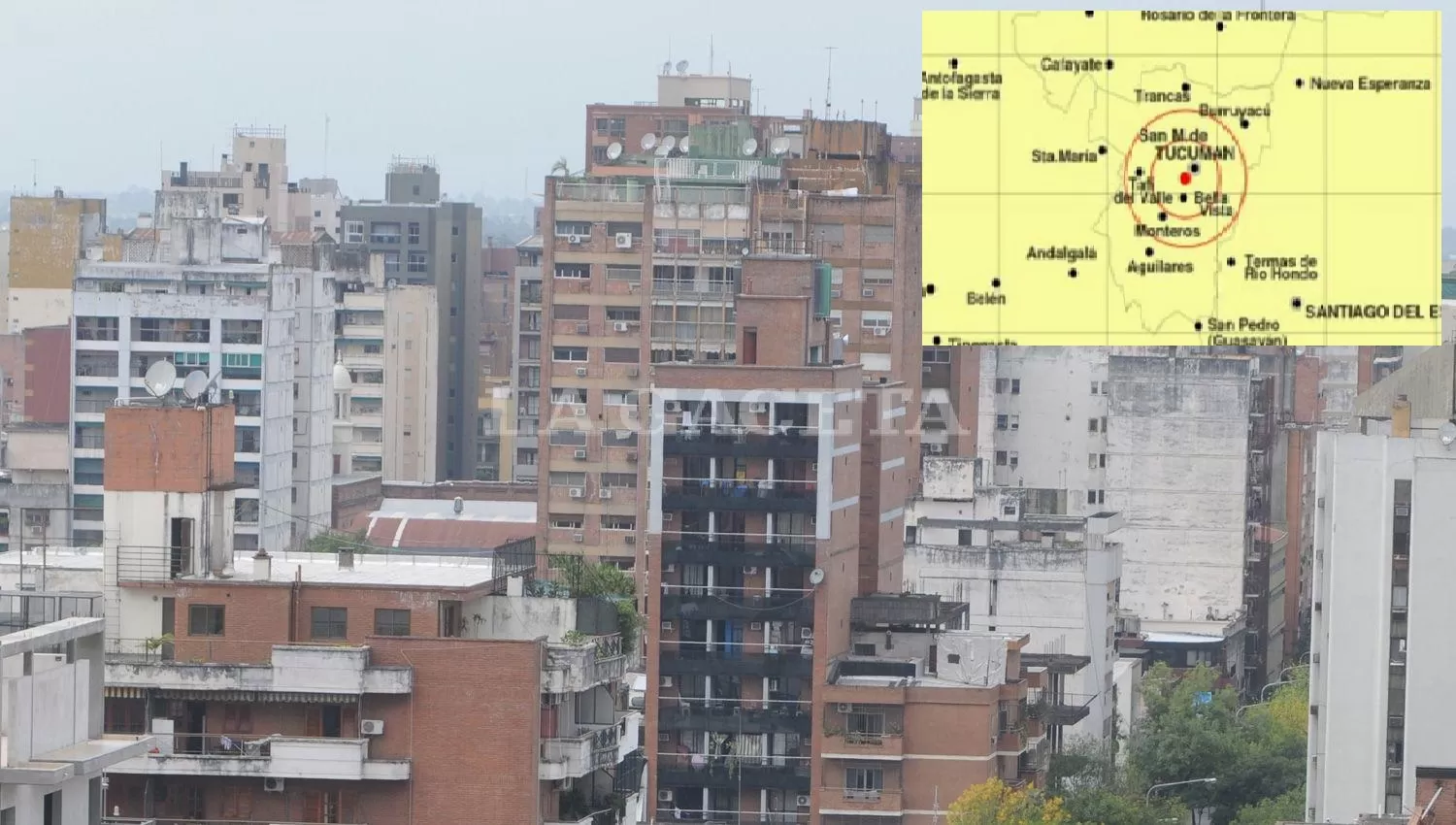 Tembló Tucumán: se registró un sismo de 2,7 grados