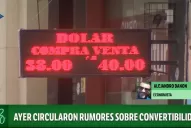 ¿Volver a la convertibilidad?: esa posibilidad no existe