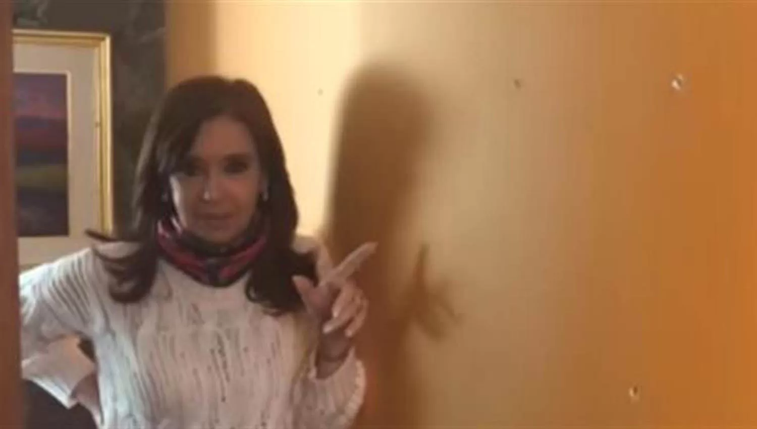 Video: Cristina Kirchner se quejó por cómo quedó su casa de El Calafate tras el allanamiento