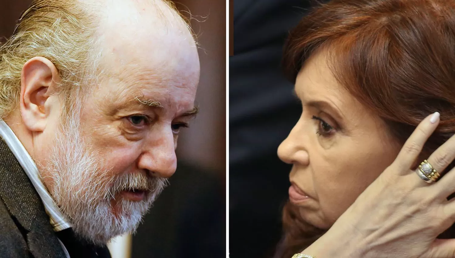 ENFRENTADOS. El juez Claudio Bonadio y Cristina Kirchner. 